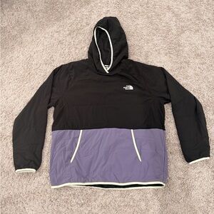 The North Face Black Hoodie with Cream Accents